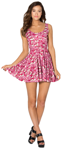 We're All Mad Here Scoop Skater Dress