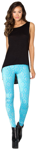 Wallpaper Sky Blue Leggings - LIMITED